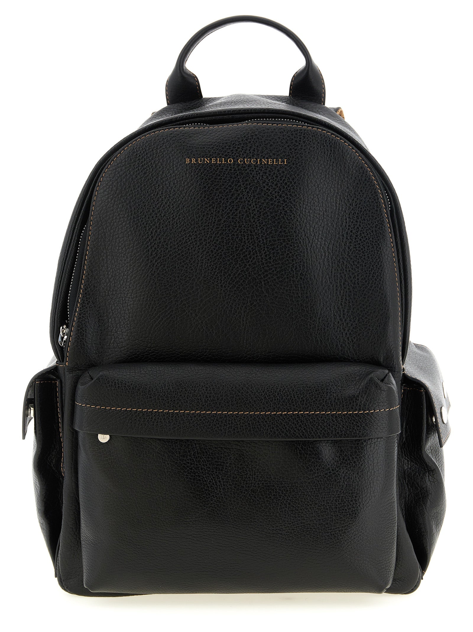 Black Calfskin Backpack