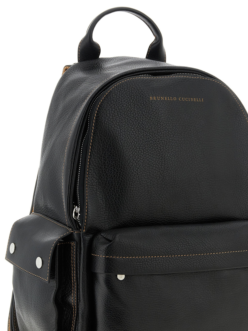 Black Calfskin Backpack