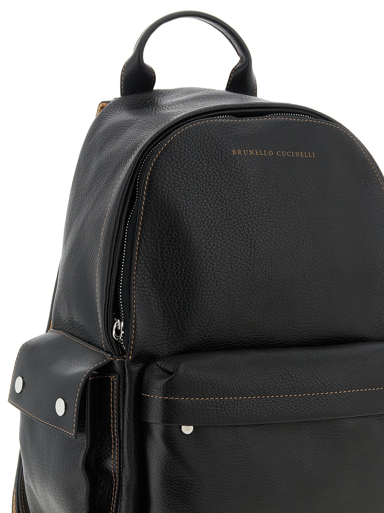 Black Calfskin Backpack