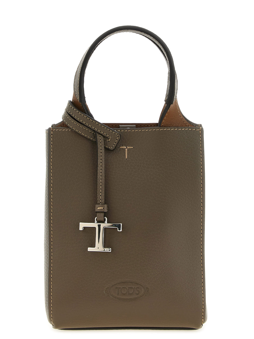 Bicolor Calfskin Handbag