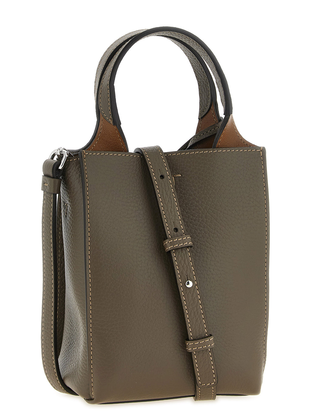Bicolor Calfskin Handbag