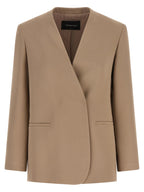 Beige Acetate Blazer