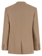 Beige Acetate Blazer