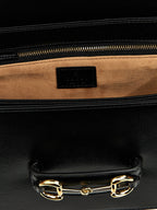 Black Leather Shoulder Bag