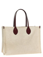Beige Polyethylene Tote Bag