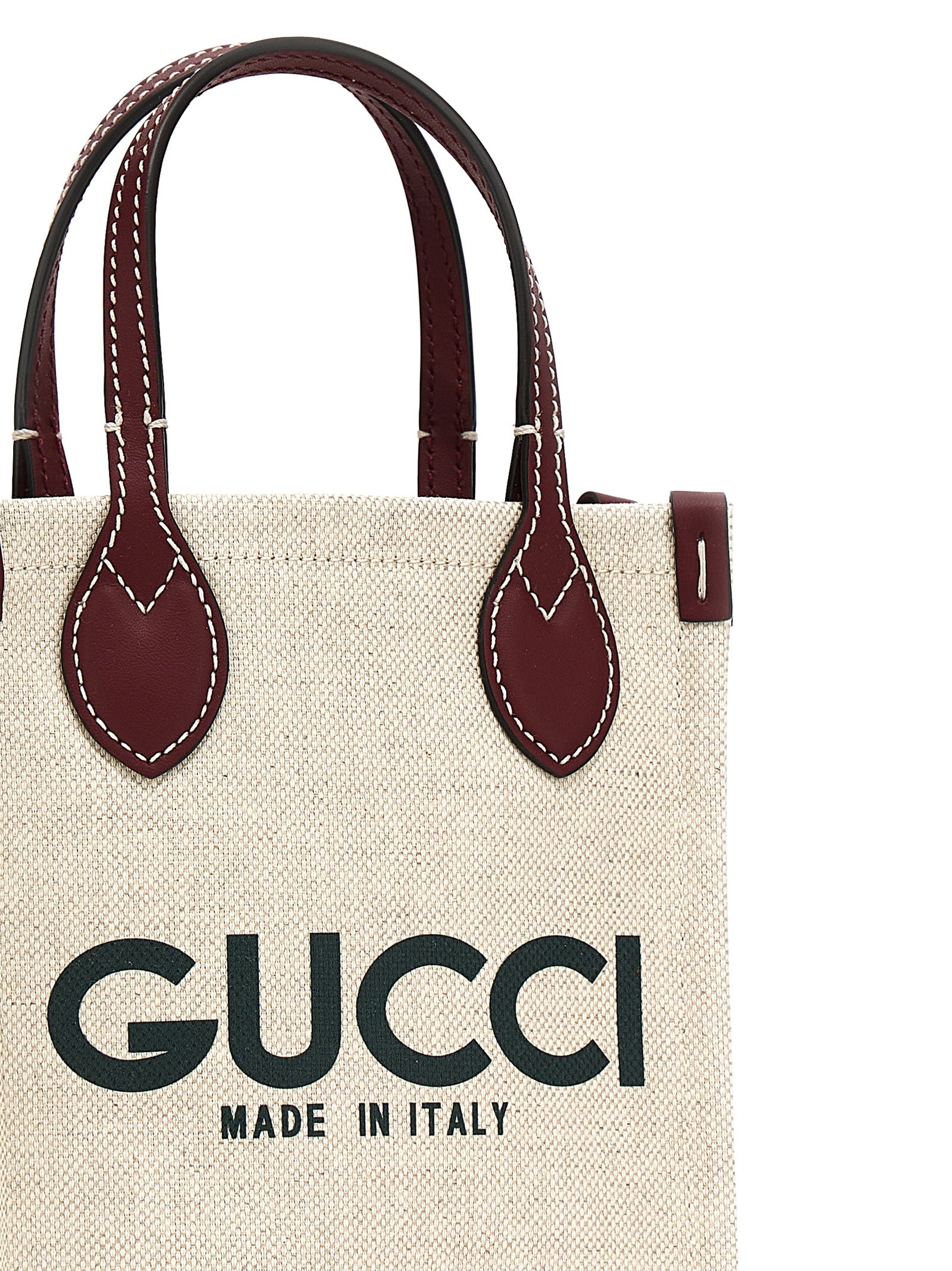 Beige Polyethylene Handbag