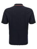 Blue Wool Polo Shirt