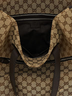 Brown Polyester Shoulder Bag