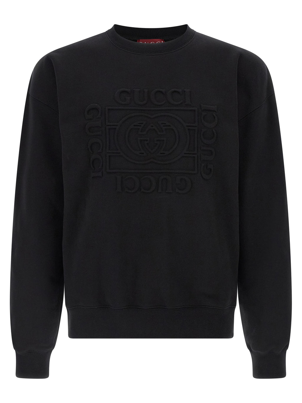 Black Cotton Sweatshirt