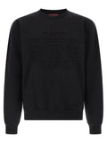 Black Cotton Sweatshirt