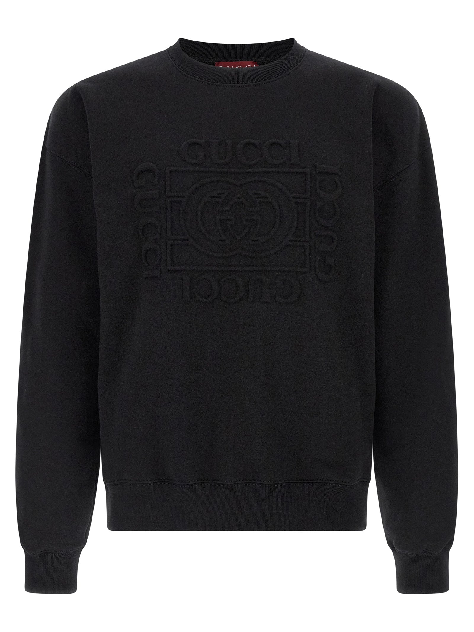 Black Cotton Sweatshirt