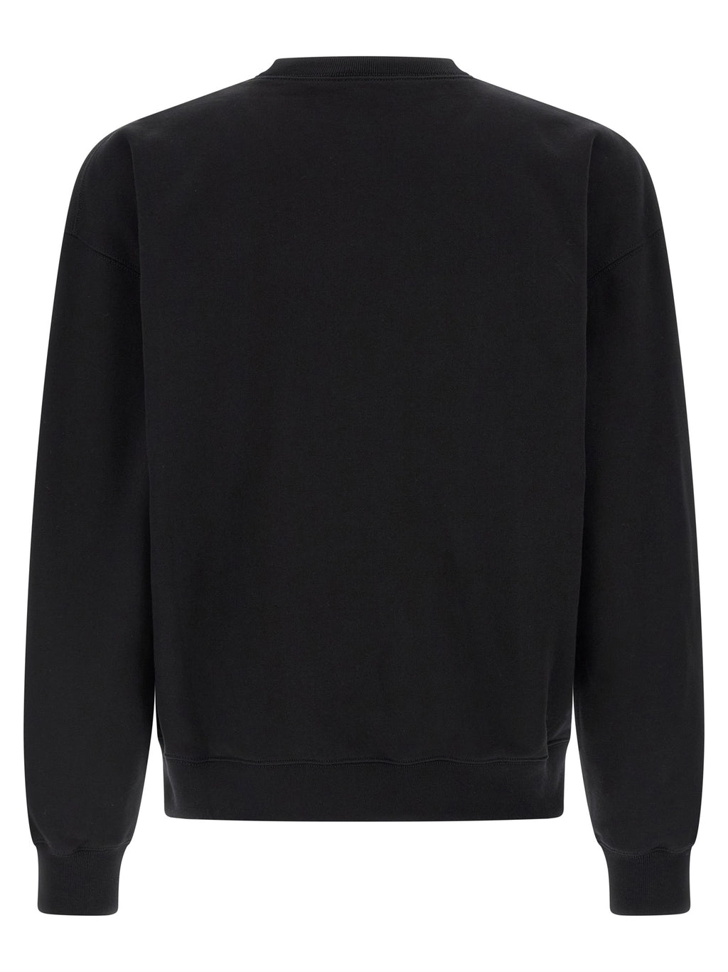 Black Cotton Sweatshirt