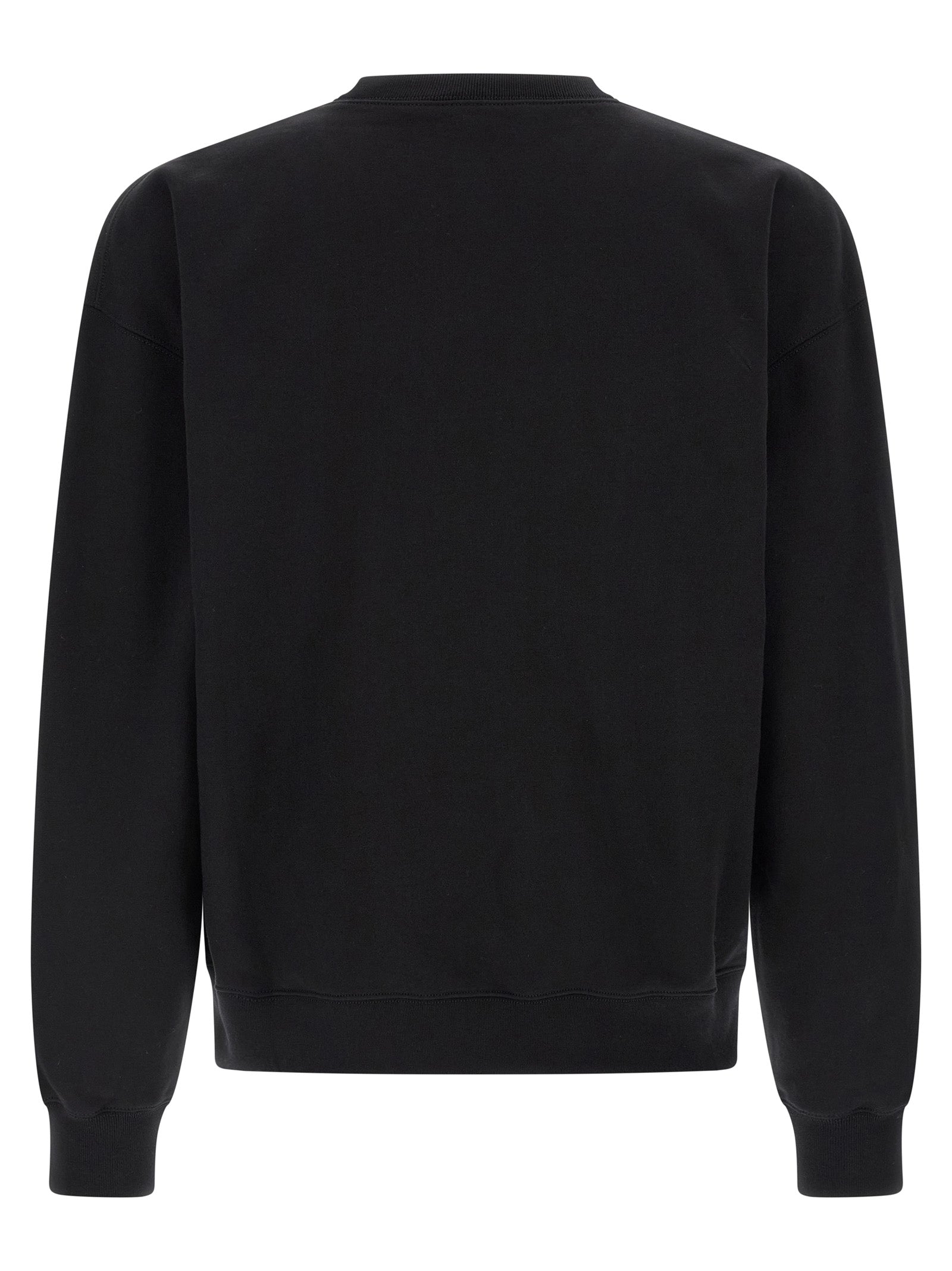 Black Cotton Sweatshirt
