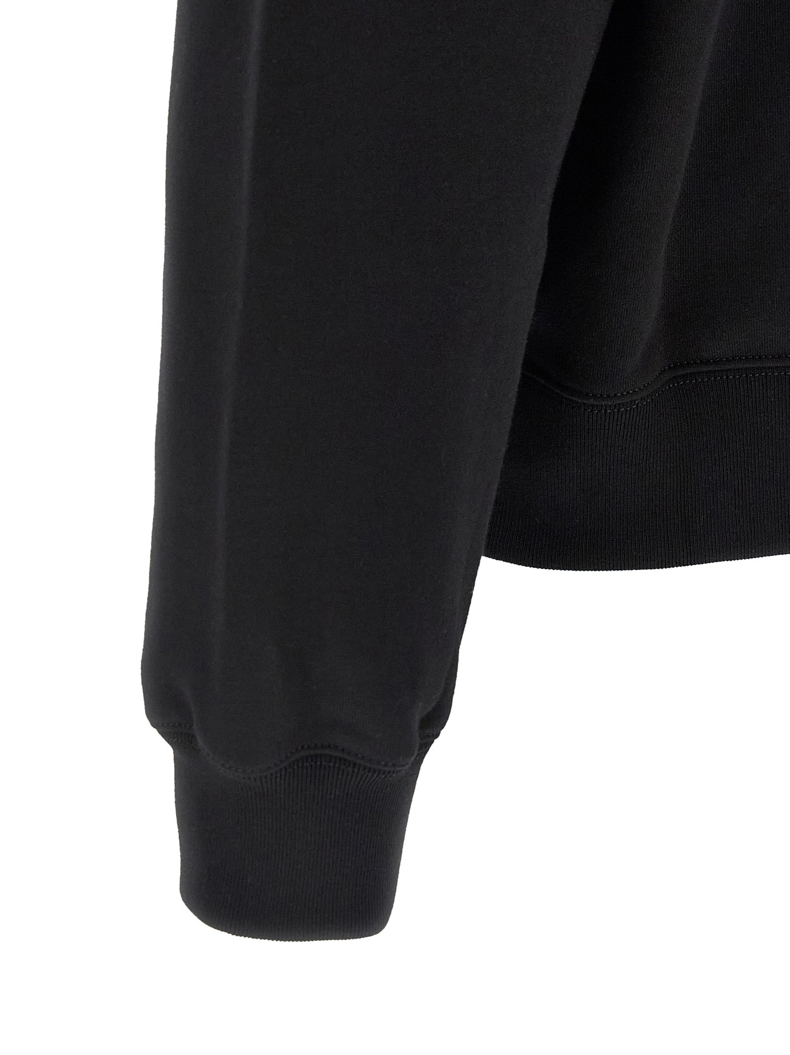 Black Cotton Sweatshirt