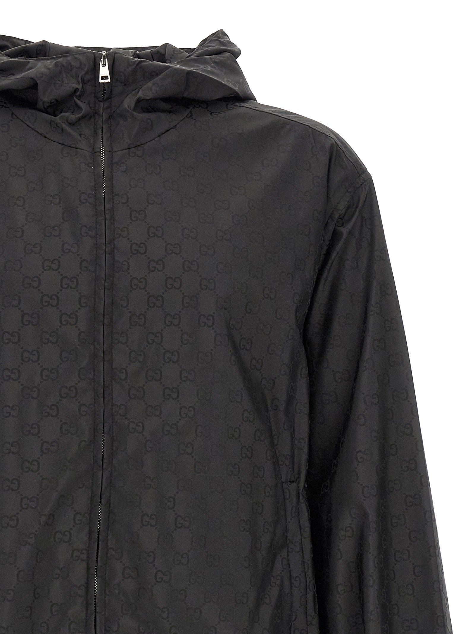 Black Polyamide Shell Jacket