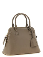 Gray Calfskin Shoulder Bag