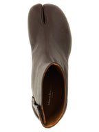 Brown Lamb Leather Ankle Boots