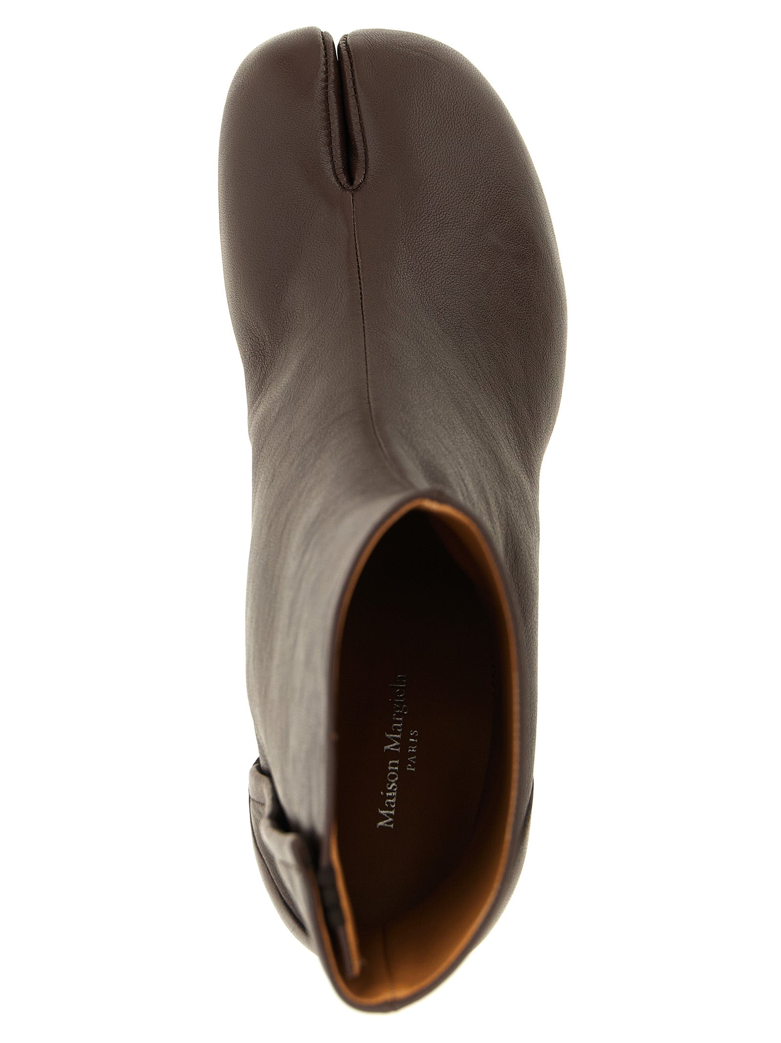Brown Lamb Leather Ankle Boots
