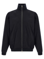 Blue Wool Full-Length Jacket