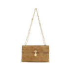 Brown Calf Leather Bos Taurus Clutch Bag
