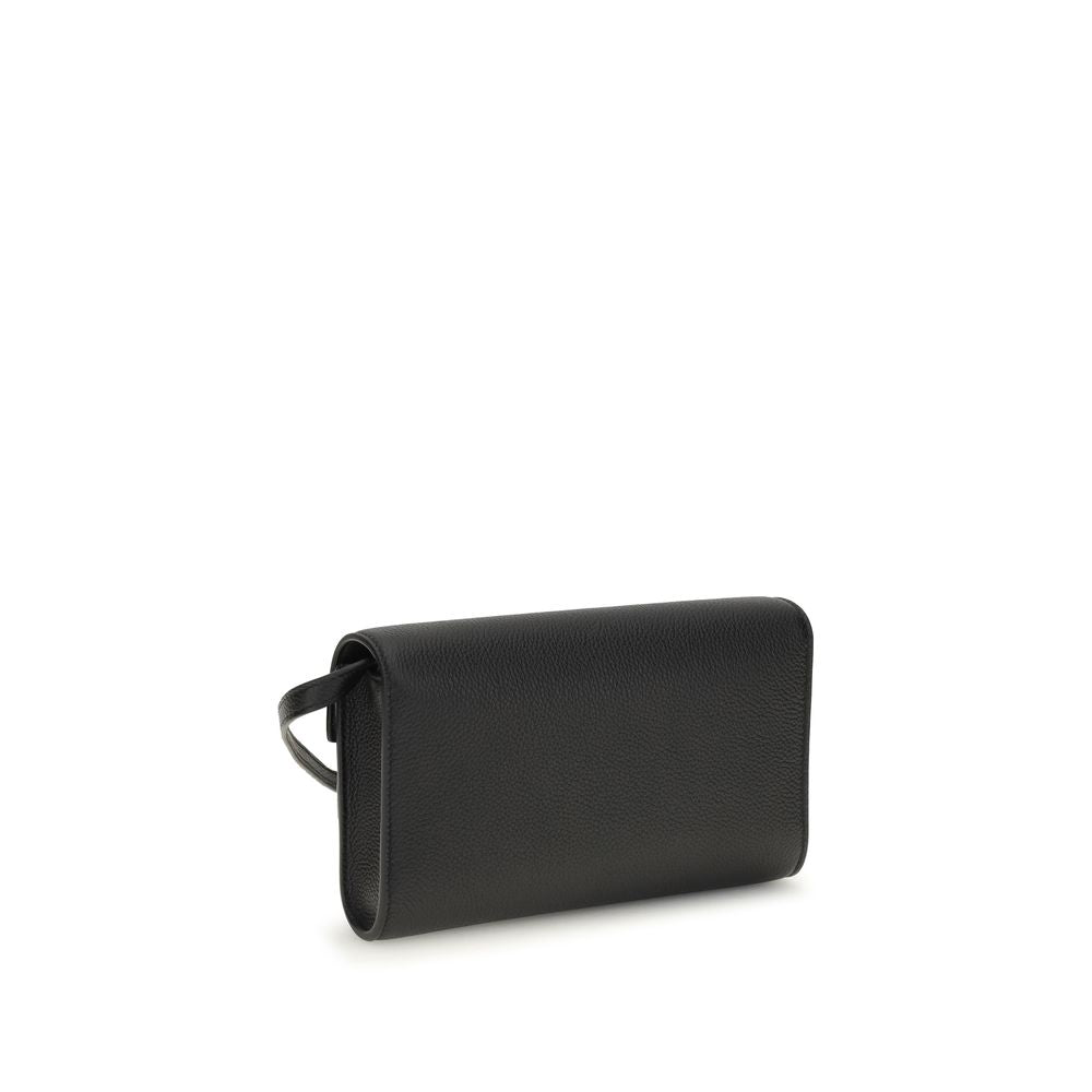 Black Calf Leather Bos Taurus Shoulder Bag