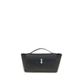 Black Calf Leather Bos Taurus Clutch Bag