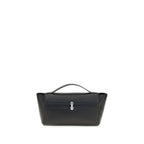 Black Calf Leather Bos Taurus Clutch Bag