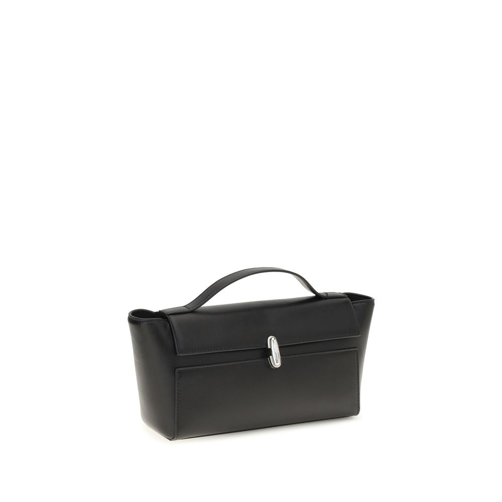Black Calf Leather Bos Taurus Clutch Bag