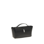 Black Calf Leather Bos Taurus Clutch Bag