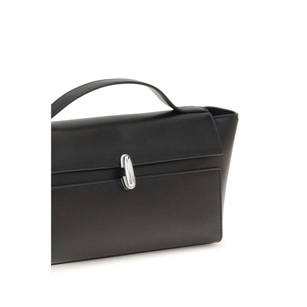 Black Calf Leather Bos Taurus Clutch Bag