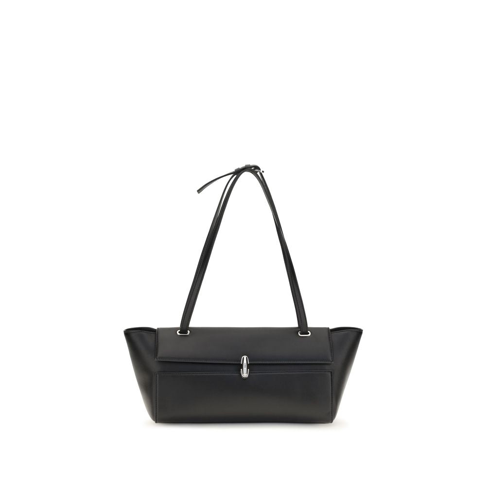 Black Calf Leather Bos Taurus Shoulder Bag