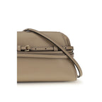 Beige Goatskin Clutch Bag