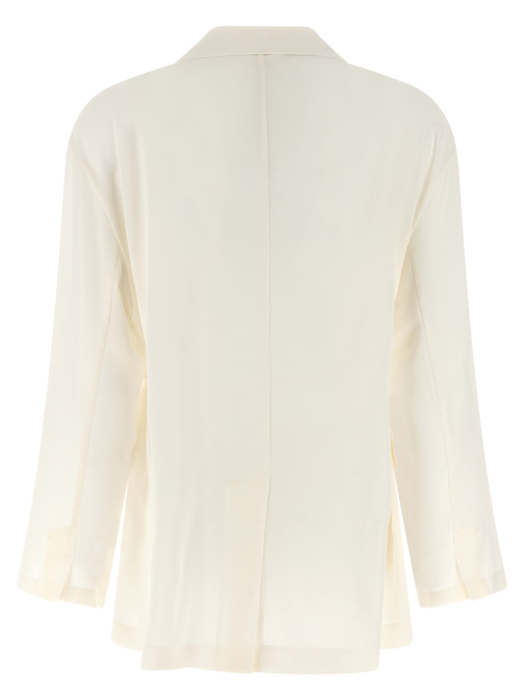 Beige Silk Blazer