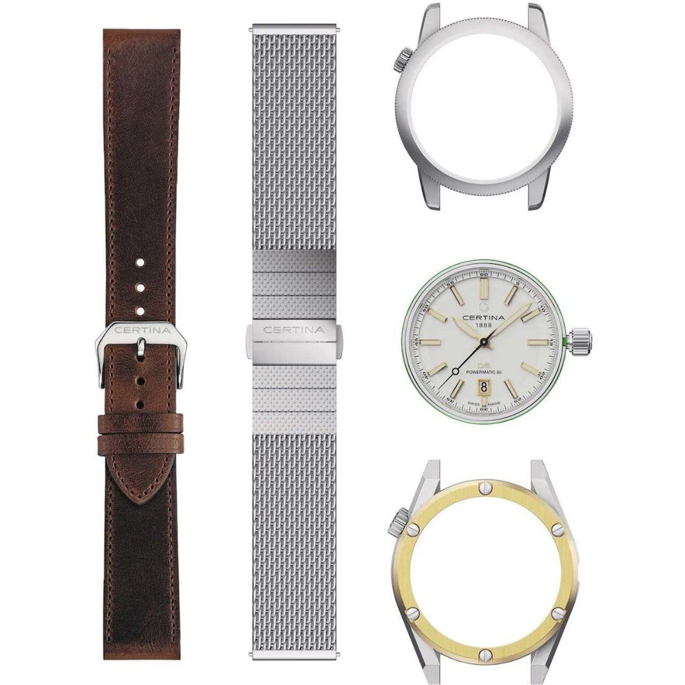 Gray Stainless Steel Dress Watch