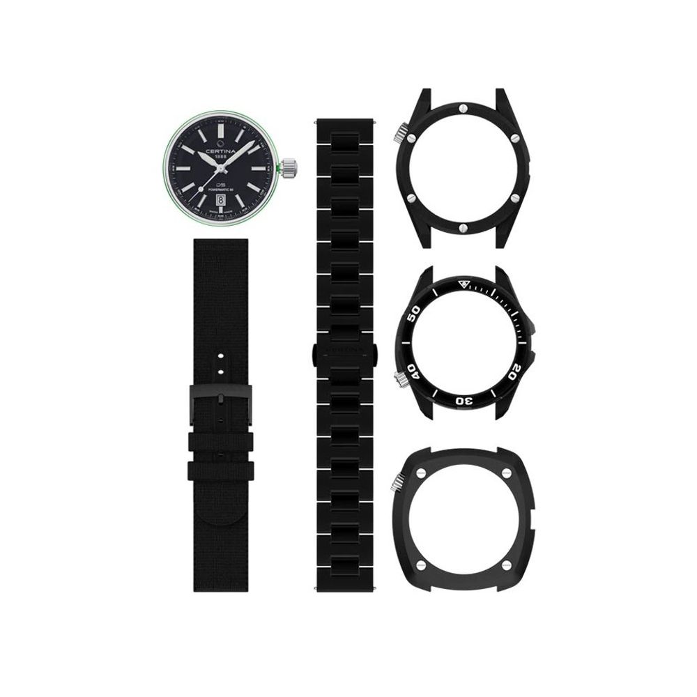 Black Stainless Steel Dress Watch