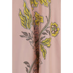 Multicolor Silk Casual Dress
