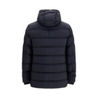 Black Polyester Full-Length Jacket