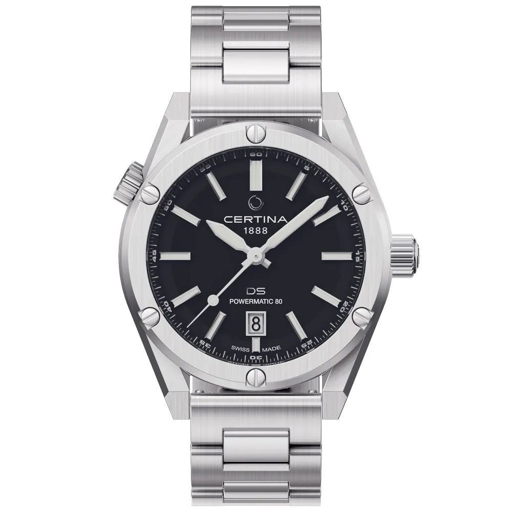 Gray Stainless Steel Dress Watch