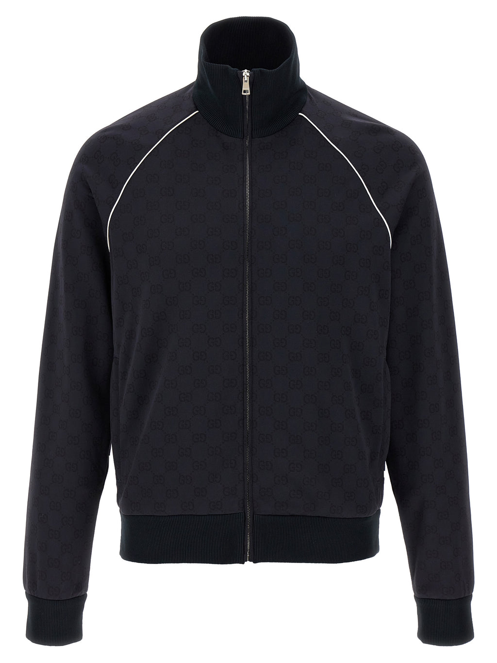 Blue Polyamide Sweatshirt