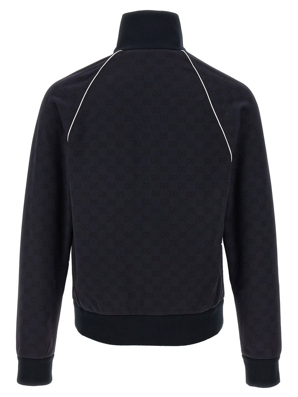 Blue Polyamide Sweatshirt