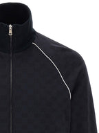 Blue Polyamide Sweatshirt