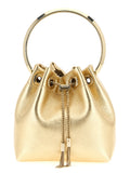 Gold Lamb Leather Handbag