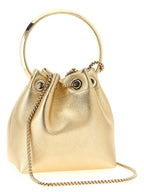 Gold Lamb Leather Handbag