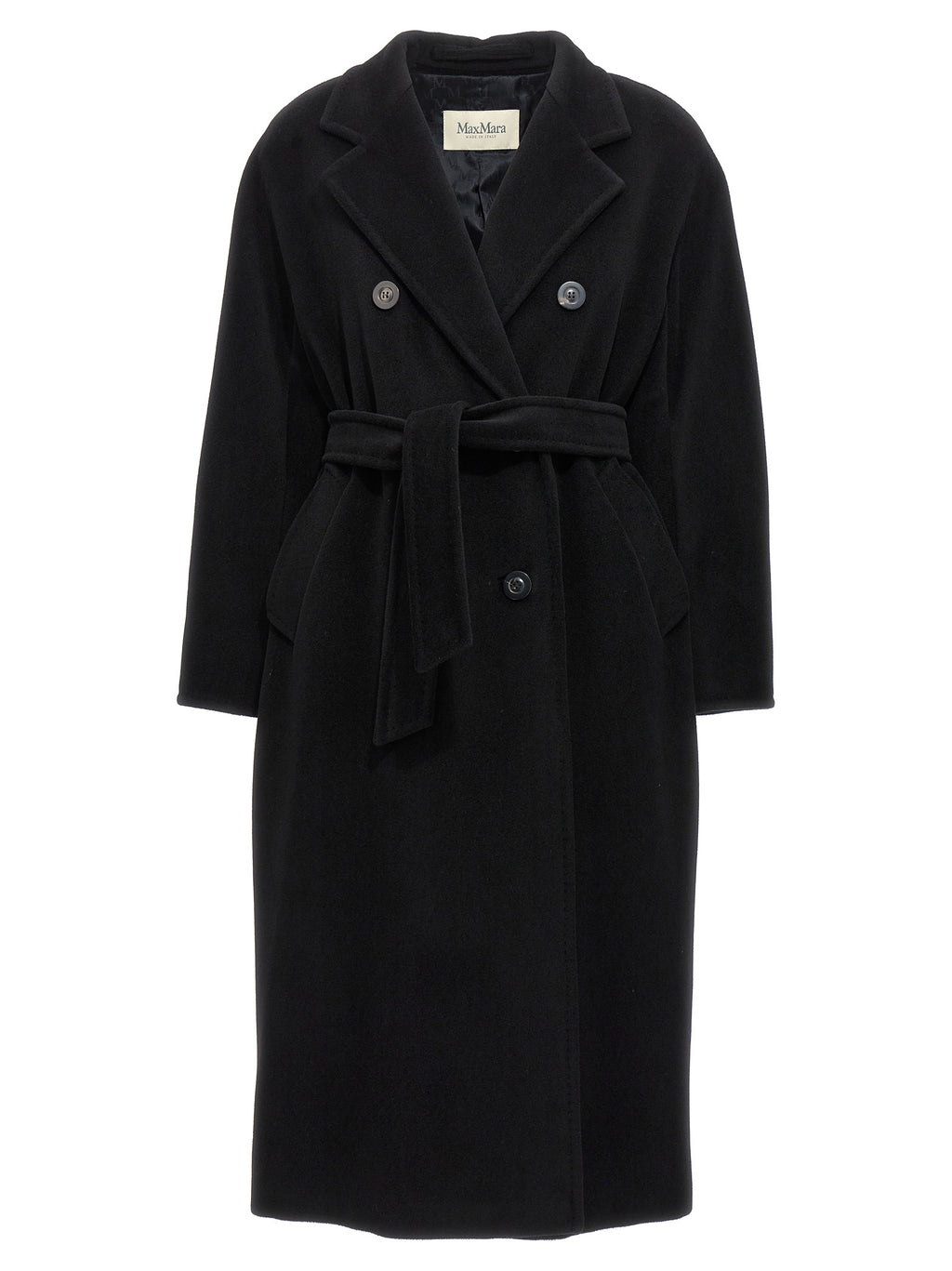 Black Virgin Wool Coat