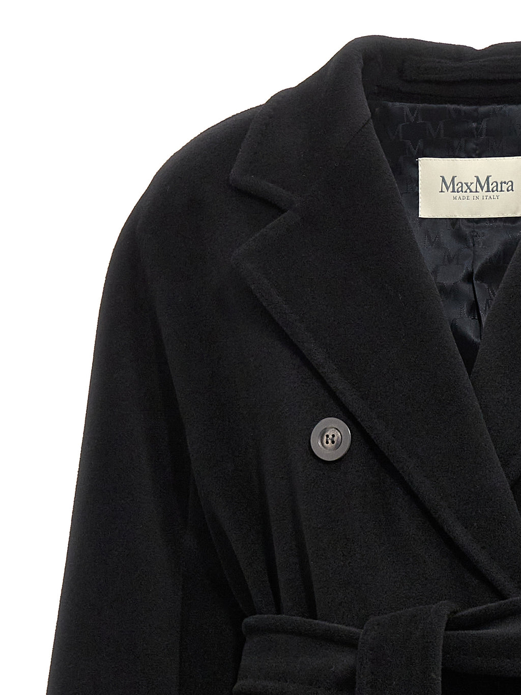 Black Virgin Wool Coat