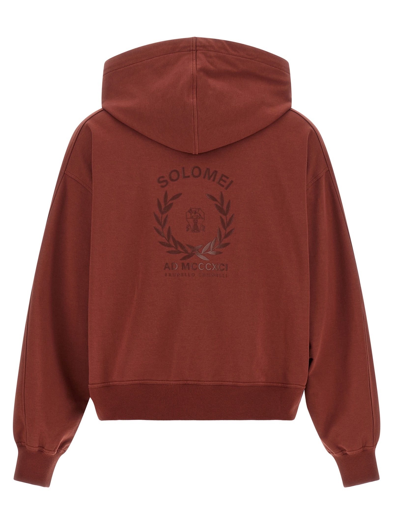 Bordeaux Cotton Sweatshirt