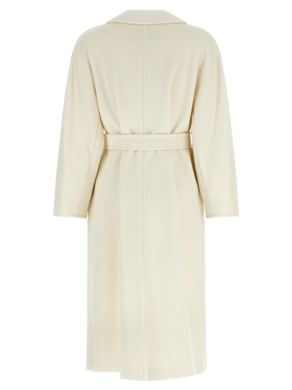 White Virgin Wool Coat