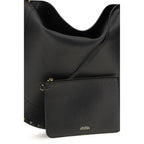 Black Calf Leather Bos Taurus Shoulder Bag