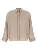 Beige Linen Blouse