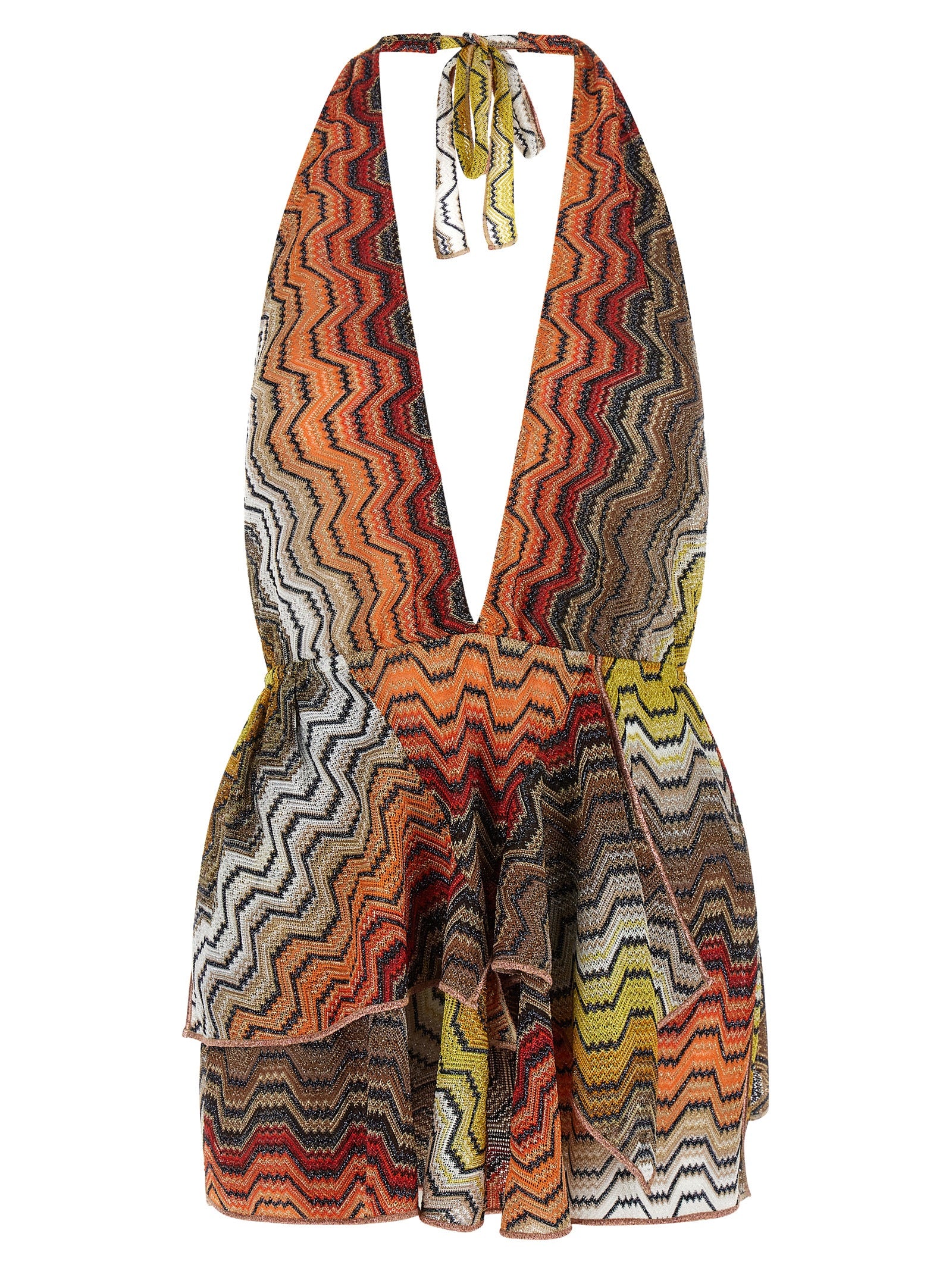 Multicolor Viscose Casual Dress